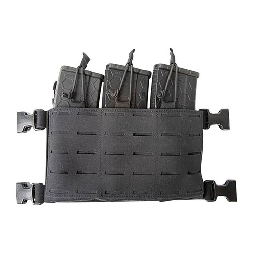 Il Foundation Series Kangaroo MOLLE Placard offre un design leggero e resistente, con tasche personalizzabili e un inserto per 3 caricatori 5.56, sicuro e versatile.