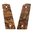 Guancette 1911 in legno esotico di noce turco