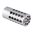 Compensatore calibro .22 1/2-28 alluminio argento