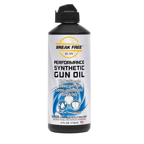 L'olio sintetico Break Free Performance offre una lubrificazione eccezionale, previene la ruggine e il grippaggio, ideale per armi in condizioni estreme.