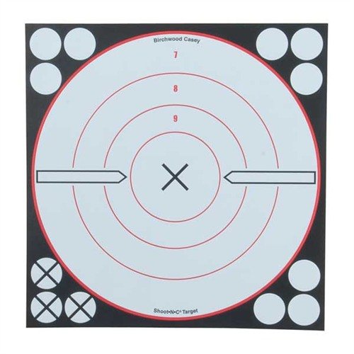 I target autoadesivi Shoot•N•C offrono un contrasto eccezionale per una visibilità ottimale in condizioni di scarsa illuminazione e colpi evidenti con macchie nere.
