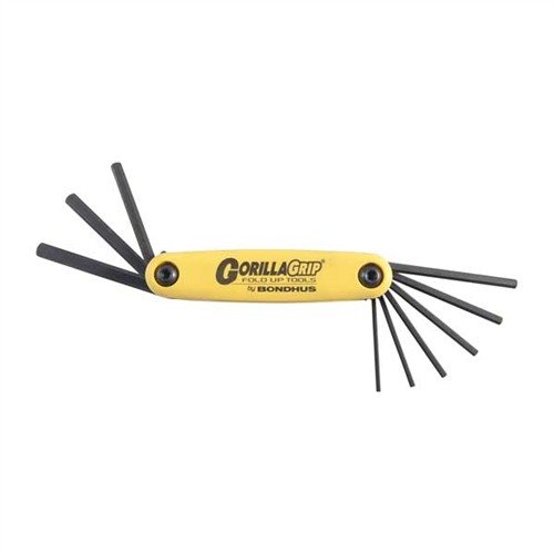 I set di chiavi a brugola Bondhus Gorilla Grip® offrono un design compatto, manico ergonomico e costruzione durevole per un uso facile e portatile.