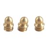 Perla con gonna in ottone, 1/8" 5-40 TPI, dorata, confezione da 3