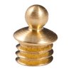 Perla con gonna in ottone, 1/16" 3-56 TPI, dorata