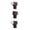 Perla standard, 1/8" 6-48 TPI, gambo 9/64", bianca, confezione da 3