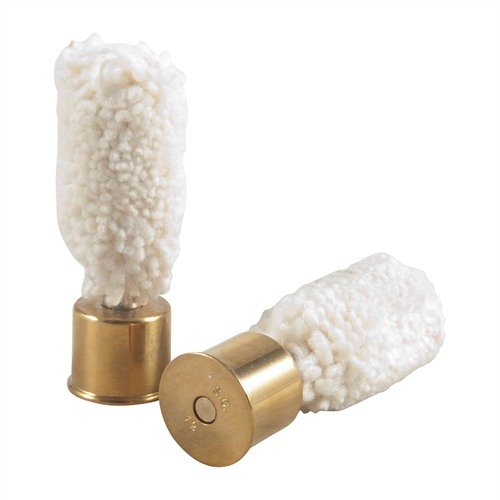I 12 GA BRASS WOOL SNAP CAPS di CARLSONS permettono di esercitarsi al tiro a secco senza danneggiare l'arma, grazie al mop in lana che previene la ruggine.