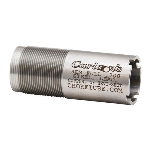 I tubi di strozzatura Rem-Choke 12GA in acciaio inossidabile offrono resistenza alla corrosione, compatibilità con cariche magnum e prestazioni ottimali con piombo e Hevi-Shot.