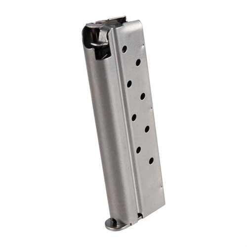 Caricatori Colt 1911 9RD 9MM, realizzati secondo specifiche di fabbrica, offrono affidabilità, durata e prestazioni ottimali per uso difensivo e professionale.