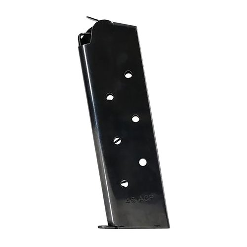 Il caricatore 1911 Government/Commander 8-RD SS offre affidabilità e capacità per modelli .45 e 10mm, perfetto per il tuo Colt e per prestazioni superiori.