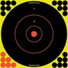 I target SHOOT-N-C® da 12" evidenziano i colpi con un alone fluorescente, facilitando la visibilità. Facili da usare, adesivi e disponibili in diverse misure.