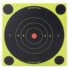 I bersagli SHOOT-N-C® evidenziano i colpi con un alone fluorescente, sono autoadesivi e non richiedono strumenti di visione per una facile visibilità.