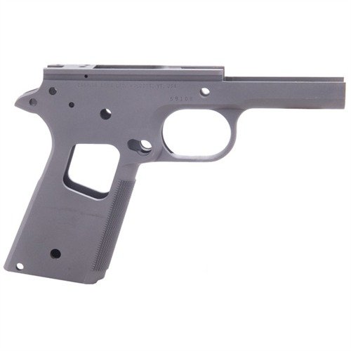 Costruisci un 1911 personalizzato con il receiver standard Caspian in acciaio al carbonio, trattato per durabilità e precisione, con checkering CNC per una presa ottimale.