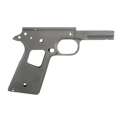 Costruisci un 1911 personalizzato con il receiver Caspian di alta qualità, realizzato in acciaio carbonio o inox, con rail per accessori e precisione eccezionale.