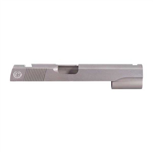 Le slide 1911 Caspian in acciaio al carbonio offrono resistenza superiore, tolleranze precise e finitura opaca, perfette per un'arma da combattimento.