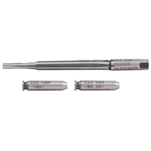 .223 Chamber Reaming Kit CLYMER offre un reamer di alta qualità e gauge di headspace per una camera sicura e precisa, ideale per barreli a camera corta.
