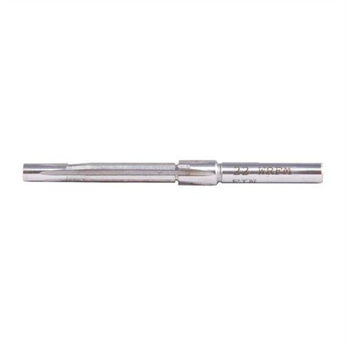 .22 Rimfire Reamers Clymer, realizzati in acciaio M-7, offrono precisione e durata per i gunsmith professionisti; disponibili in stili Rougher e Finisher.