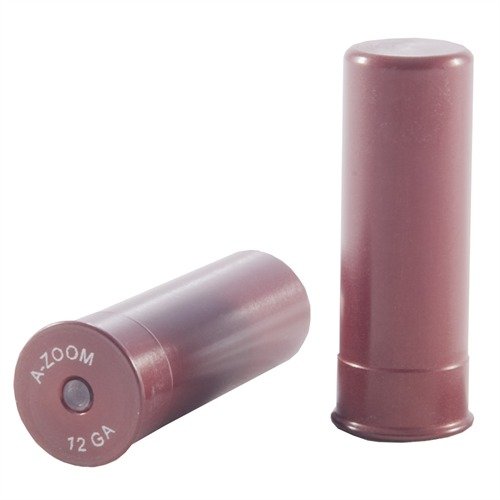 Le AMMO SNAP CAP DUMMY ROUNDS A-ZOOM, 12 GAUGE, offrono un corpo in alluminio e un primer sintetico per un allenamento realistico in ricarica e sparo a secco.