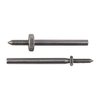 Il Mandrel Try-Pak CRATEX include mandrini da 1/8" con punte #4 e #6, adatti per fori da 1/16" e 1/8", con una velocità massima di 25.000 rpm.