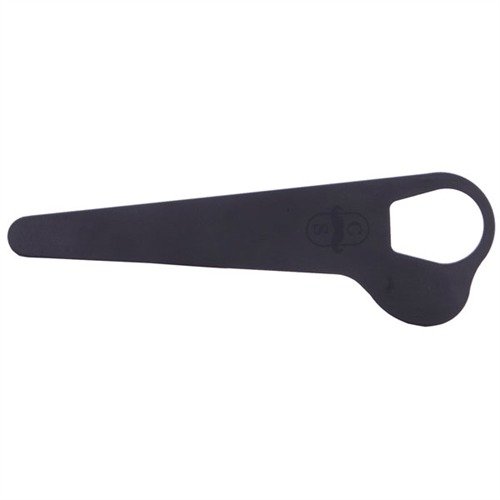 La 1911 BUSHING WRENCH di CYLINDER & SLIDE offre un design pratico con uno scudo integrato per una rimozione sicura e veloce delle bushing, realizzata in acciaio resistente.
