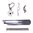 Kit grilletto TACTICAL II 4LB, acciaio inox