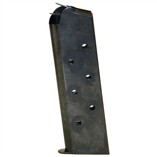 Il caricatore 1911 8RD .45ACP di Chip McCormick offre capacità extra e alimentazione affidabile, con un design in acciaio blu opaco e molla Wolff.