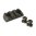 Sezione rail Picatinny 3 slot M-LOK in alluminio nero