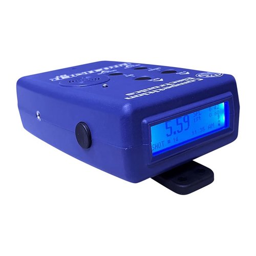 Il ProTimerBT offre connettività Bluetooth, memoria per 50 sessioni, punteggio Hit Factor e aggiornamenti firmware gratuiti tramite l'app PTLink, tutto in un design compatto.