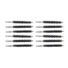 Le spazzole Bore Brush Copper Eliminator sono realizzate in alluminio e nylon, eliminando falsi positivi di fouling in rame e proteggendo la rigatura.