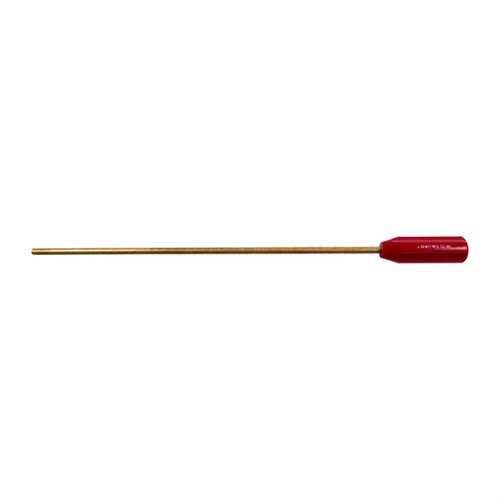 Il BRASS CHAMBER ROD di DEWEY è ideale per pulire rapidamente le camere sporche, con manico fisso e lunghezze specifiche per fucili, pistole e mitragliatrici.