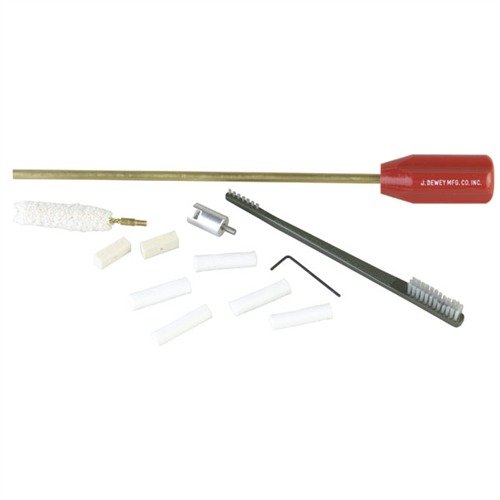 Il kit di pulizia BOLT ACTION DEWEY rimuove efficacemente i residui nocivi dalle camere difficili da raggiungere e include accessori per una pulizia completa.