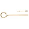 Il rod in ottone monopezzo con anello per le dita è ideale per il poligono e pratico in officina. Include punta slotted in ottone e si adatta a canne .22 e superiori.