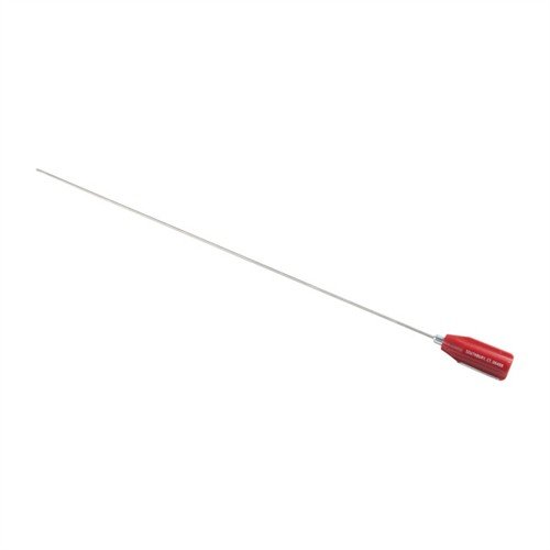 Le aste in acciaio inox Dewey da 26" sono robuste e resistenti, ideali per la manutenzione e la pulizia di armi calibro .17 e .20, con attacco femmina (5-40).