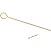 Il rod in ottone a pezzo unico con anello per il dito è ideale per il tiro e facile da trasportare, compatibile con canne da .22 e superiori.