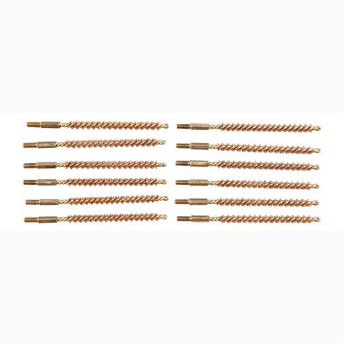 .17 e .20 Caliber Bore Brush di Dewey, con setole in bronzo o nylon, resistenti e sicure, perfette per armi ad aria compressa e rimfire, lunghezza 6.3cm.