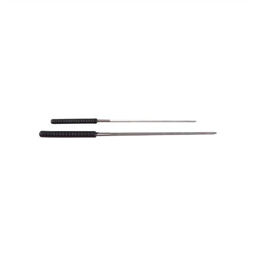 Il BROACH SET di FRIEDR. DICK GMBH è ideale per rimuovere le sbavature all'interno dei fori per perni, garantendo precisione e qualità nel lavoro di gunsmithing.