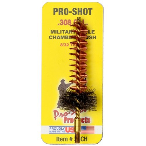 La spazzola per camera AR10 .308 in stile militare di PRO SHOT PRODUCTS, INC offre una pulizia efficace e approfondita per mantenere le prestazioni ottimali della tua arma.