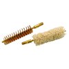 Spazzola per canna a setole di bronzo e tampone di cotone, calibro .50