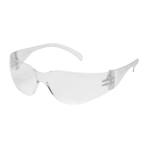 Gli occhiali di sicurezza Intruder Clear offrono una protezione eccellente con lenti trasparenti, design leggero e comfort per l'uso prolungato durante le attività di tiro.