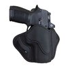 Fondina da cintura compatibile con ottica Compact 2.4S Stealth nera, destra