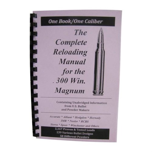 Il Loadbooks .300 Winchester Magnum offre informazioni dettagliate su ricarica, ricette e dati balistici, ottimizzando le prestazioni per ogni tiratore.