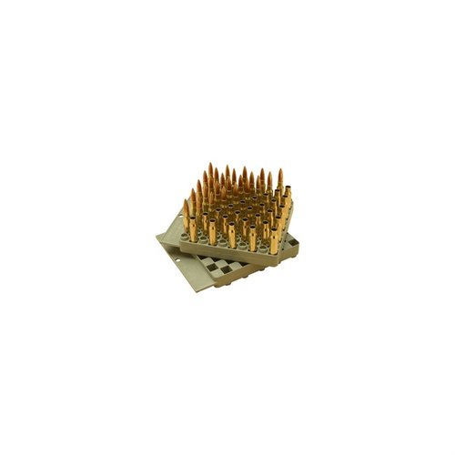 Il MTM Compact Universal Loading Tray .17 to 30-06 offre un design compatto e versatile, ideale per organizzare le munizioni e facilitare il ricaricamento.