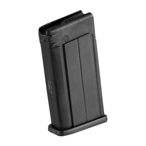 Il caricatore FAL Fusion di DS Arms è realizzato in polimero resistente, leggero e antiruggine, con capacità di 20 colpi e design tradizionale per FAL.
