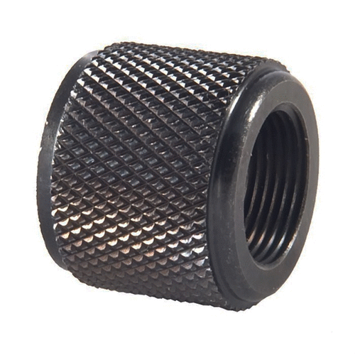 Il THREAD PROTECTOR 5/8-24 EGW protegge le filettature da danni e conferisce un aspetto finito al muso, realizzato in acciaio con lavorazione CNC e manopola antiscivolo.