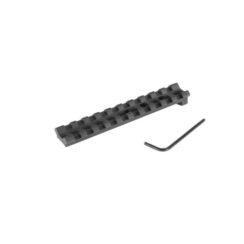 Aggiungi versatilità al tuo revolver S&W K, L, N con la base per ottica EGW, realizzata in alluminio, senza forature e con sistema Picatinny.