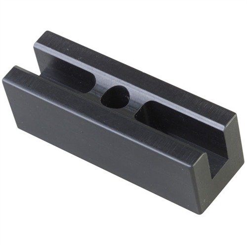 Il 1911 LOCK-UP GAUGE di EGW in alluminio garantisce un posizionamento costante della canna durante le operazioni di fresatura e adattamento, con indicatore di allineamento.