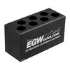 I Chamber Checkers 7-Hole di EGW, realizzati in alluminio 6061 T6, evitano inceppamenti e malfunzionamenti, garantendo precisione per munizioni di fabbrica e ricaricate.
