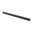 Binario Picatinny in alluminio 7075, privo di fori, nero, 16 pollici