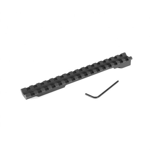 Le basi per ottiche EGW Mauser 98 Large Ring 3-Hole sono realizzate in alluminio estruso, leggere e compatibili con anelli Picatinny o Weaver, per una grande flessibilità.