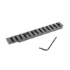 Rail Picatinny a 5 slot per HD Remington, nero