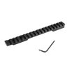 Le basi per ottiche EGW Weatherby Mark V offrono una guida Picatinny robusta e leggera, con montaggio facile e regolabile per migliorare la precisione.
